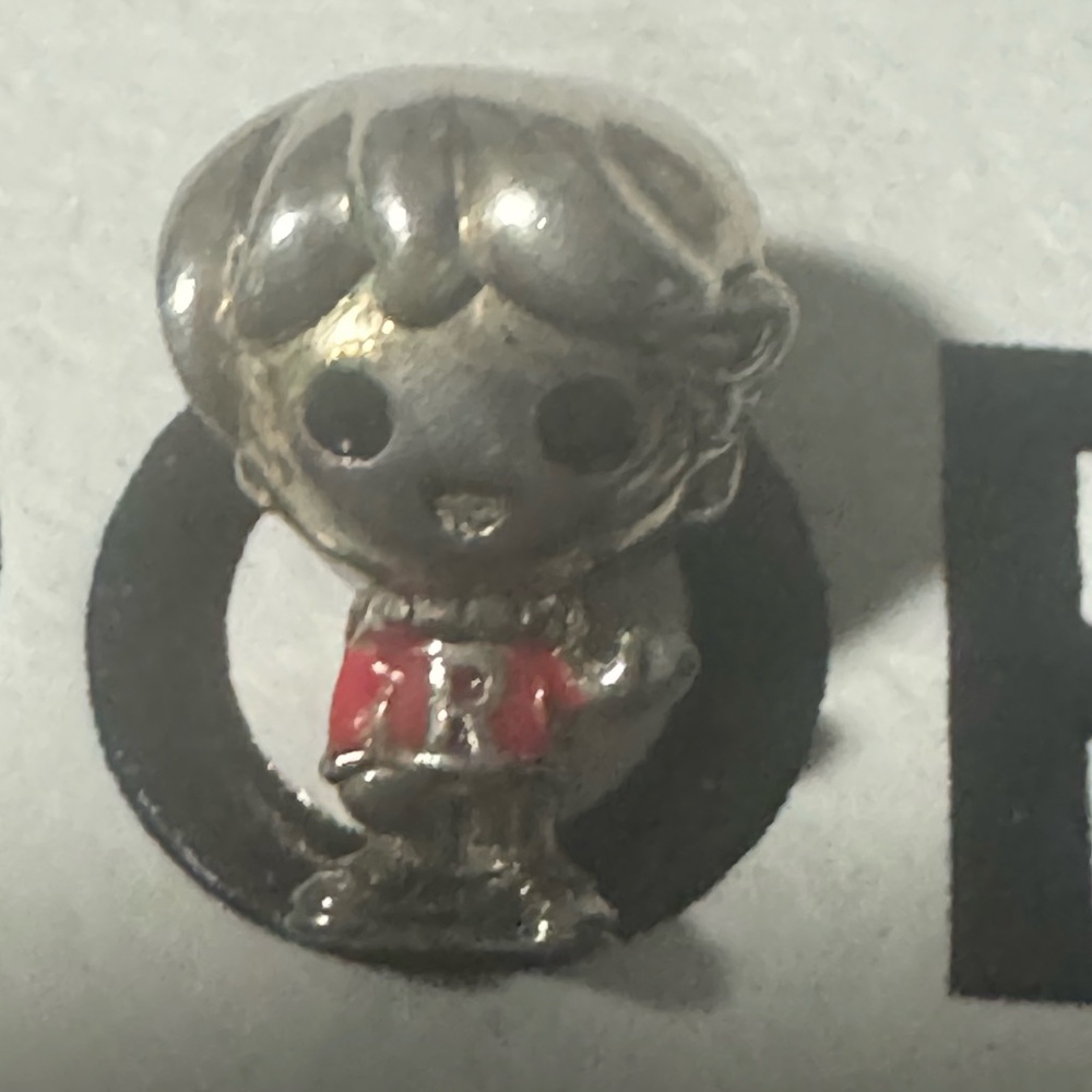 Genuine Harry Potter Ron Weasley Charm 
Silver